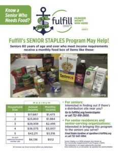 Fulfill’s Senior Staples Program May Help!