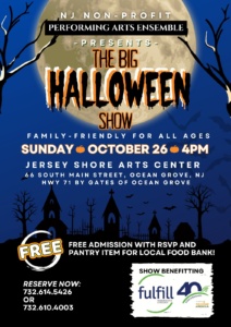 The Big Halloween Show flyer