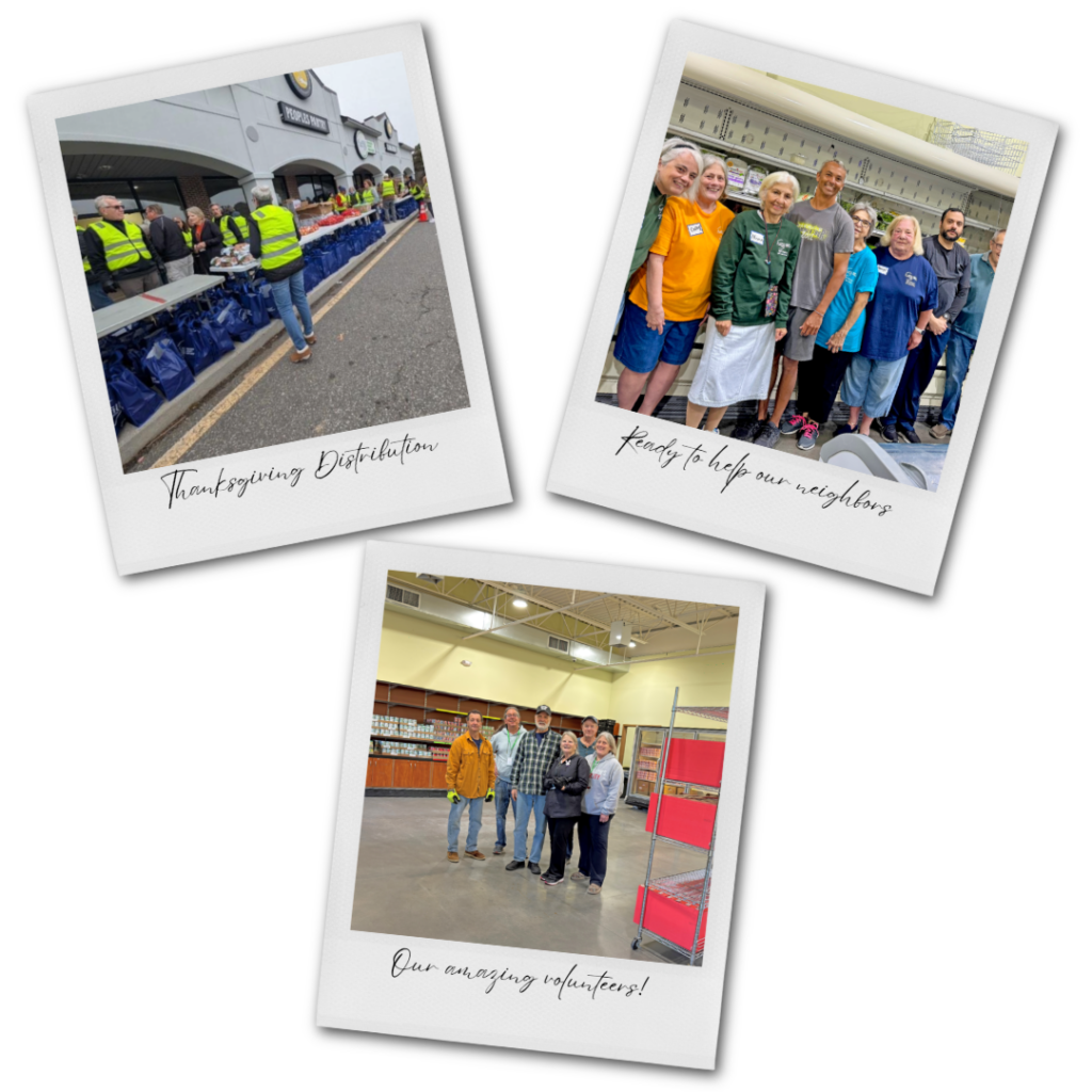 Polaroid pictures of the people's pantry
