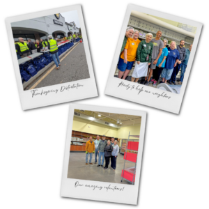 Polaroid pictures of the people's pantry